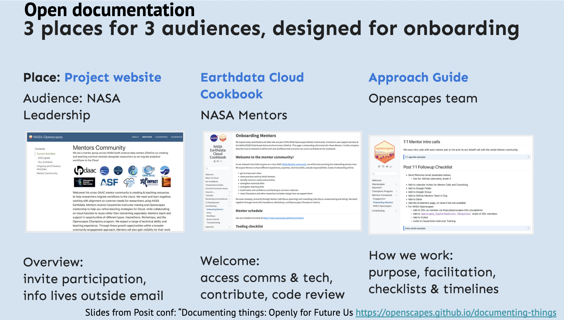 image of three onboarding books with different audiences